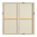 Back view and two-way hanging construction of Renwil Gobi OL2111 canvas art