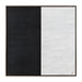 Renwil Gobi OL2111 hand-painted black and white canvas art with an antique brass floating frame