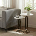 Renwil Irene nesting side tables styled beside a sofa in a modern living room