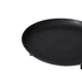 Side profile of the Renwil Kaleido black cast aluminum tray with raised rim