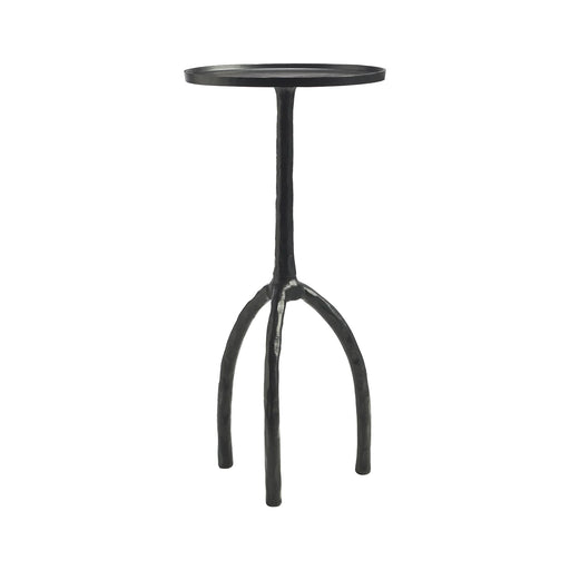 Renwil Konsta matte black accent table full view