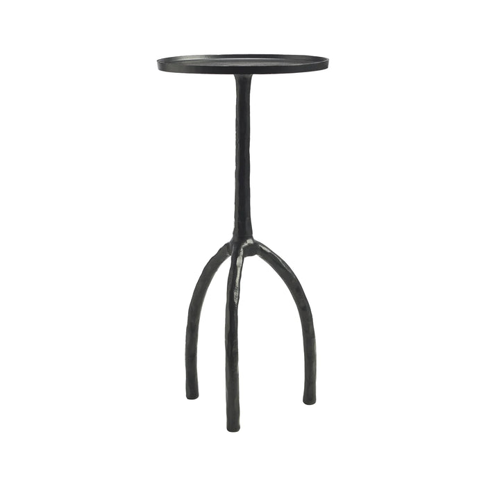 Renwil Konsta matte black accent table full view