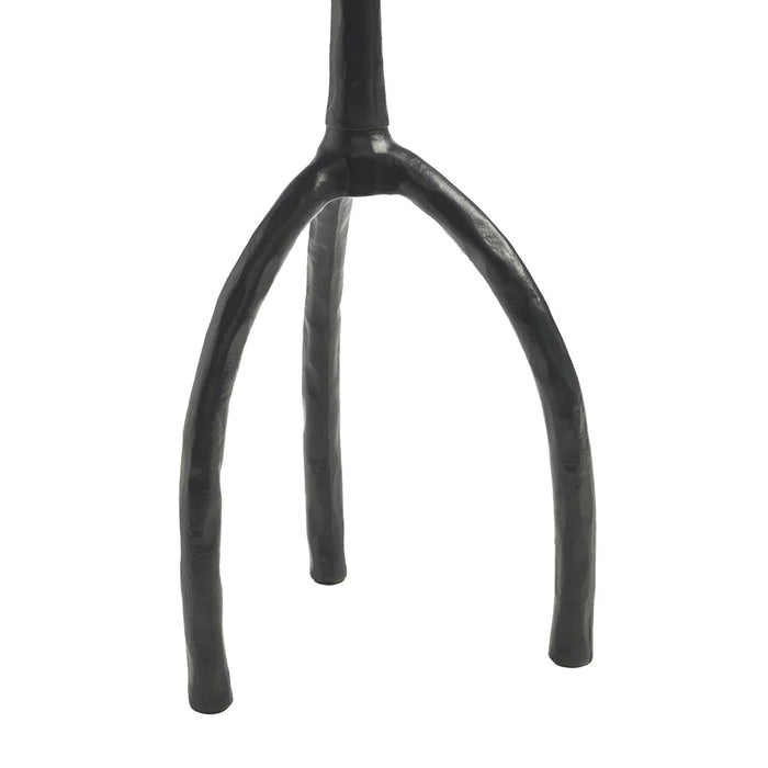 Close-up detail of sculptural curved legs on Renwil Konsta accent table