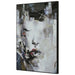Angled view of Renwil Kyoto hand-painted portrait canvas art with a slim black frame