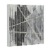 Side angle of a Renwil Lyon square abstract wood wall art panel