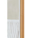 Close-up of the white oak veneer floating frame on Renwil Martia wall art