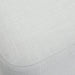 Close-up of the Meline accent stool textured ivory cotton tweed upholstery