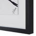 Close-up of the black veneer frame and Steven Sabados signature on Renwil Mica wall art