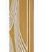 Close-up of the white oak veneer floating frame on Renwil Milestone canvas art