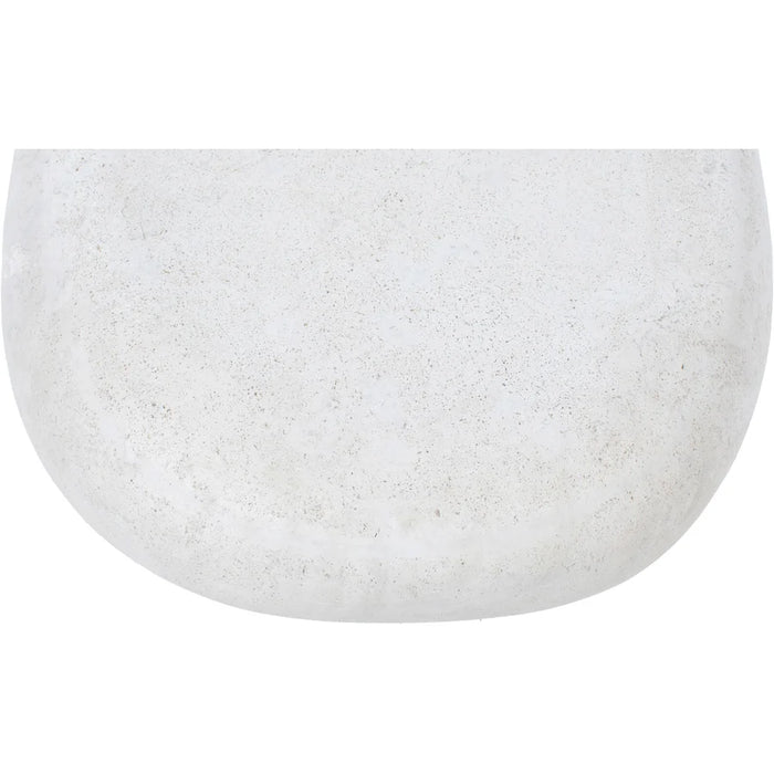 Side view of the organic curved silhouette of the Renwil Minda coffee table