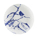Renwil Narine blue and white wall plate featuring a bird perched among branches
