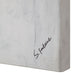 Close-up of Stephane Fontaine’s signature on the continued edge of Renwil Pinceau canvas art