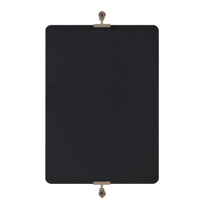 Back view of Renwil Sodalite wall mirror showing mounting hardware