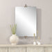 Renwil Sodalite wall mirror displayed above a vanity in a contemporary interior