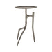 Renwil Tosco sculptural side table in antique nickel finish