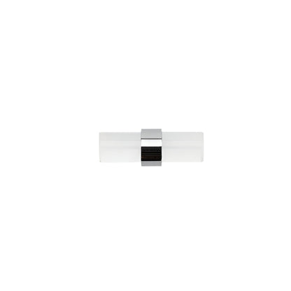 Angled view of Richelieu 0206 glass and metal cabinet T-knob