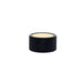 Richelieu 2065 cabinet knob in black and brass side view