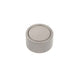 Richelieu 2065 cabinet knob in brushed nickel angle view