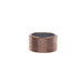 Richelieu 2065 cabinet knob in brushed copper and black side view