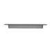 Richelieu 2585 sculpted cabinet pull in ravello gray front view