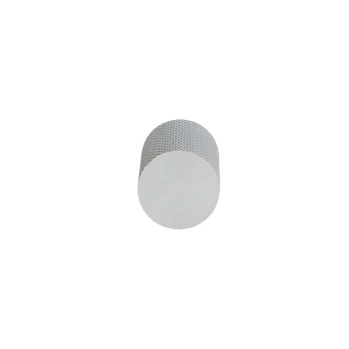 Richelieu 3060 cabinet knob in aluminum front view