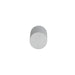 Richelieu 3060 cabinet knob in aluminum front view