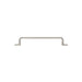 Richelieu 52003 modern metal cabinet pull in brushed nickel flat view