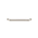 Richelieu 52003 modern metal cabinet pull in brushed nickel flat view