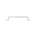 Richelieu 52003 modern metal cabinet pull in chrome front view