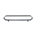Richelieu 5465 hexagon cabinet pull in matte black outline front view