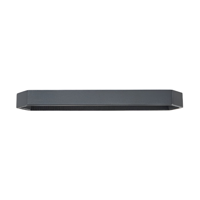Richelieu 5465 hexagon cabinet pull in matte black side view