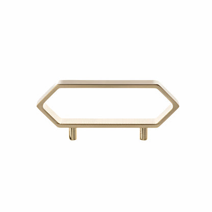 Richelieu 5465 hexagon cabinet pull geometric outline view
