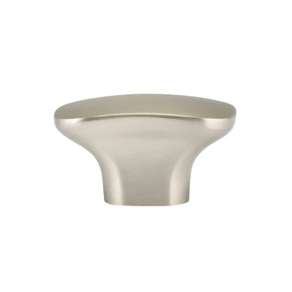 Richelieu 7345 cabinet knob in brushed nickel side view