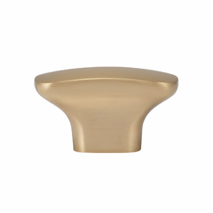 Richelieu 7345 cabinet knob in champagne bronze side view