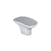 Richelieu 7345 cabinet knob in chrome angle view