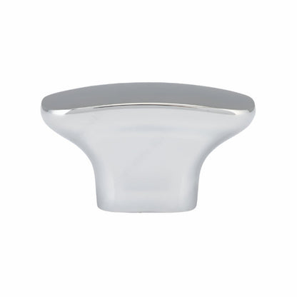 Richelieu 7345 cabinet knob in chrome side view