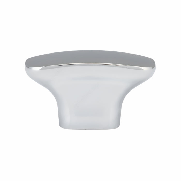 Richelieu 7345 cabinet knob in chrome side view
