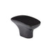 Richelieu 7345 cabinet knob in matte black angle view