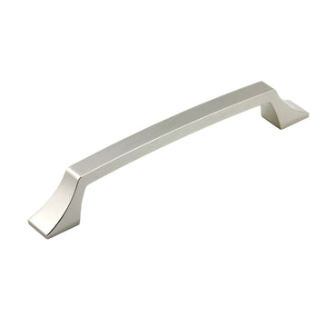 Richelieu 765 transitional metal appliance pull in brushed nickel finish detailed angle
