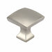 Richelieu 7653 transitional metal cabinet knob brushed nickel front view