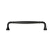 Front view of Richelieu 790 traditional metal pull in matte black