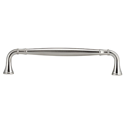 Richelieu 790 traditional metal pull in polished nickel with elegant traditional silhouette