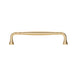 Front view of Richelieu 790 traditional metal pull in satin brass