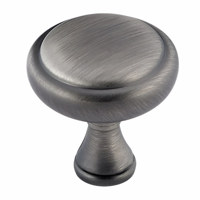 7903 Traditional Metal Knob - Antique Nickel - Cabinet Knob