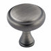 7903 Traditional Metal Knob - Antique Nickel - Cabinet Knob