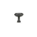 Richelieu 7903 cabinet knob in matte black side view