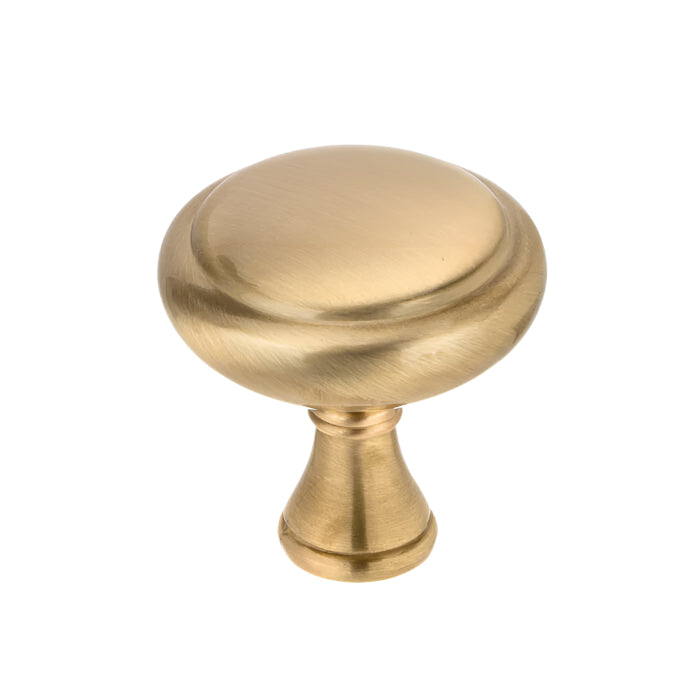 7903 Traditional Metal Knob - Satin Brass - Cabinet Knob