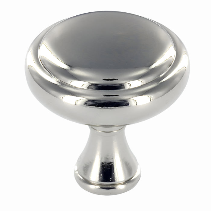 7903 Traditional Metal Knob - Polished Nickel - Cabinet Knob