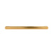 Profile view of Richelieu 8655 modern metal pull in brushed aurum gold