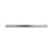 Profile view of Richelieu 8655 modern metal pull in brushed nickel